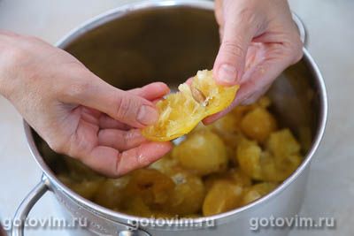 Джем из желтой сливы с апельсинами на агар-агаре Джем из желтой сливы с апельсинами на агар-агаре