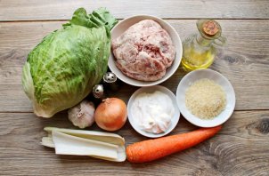 Голубцы с салатом "Айсберг"