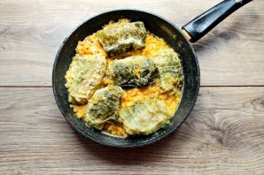 Голубцы с салатом "Айсберг"