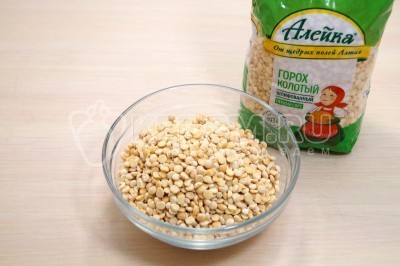 Гороховый суп-пюре с плавленым сыром