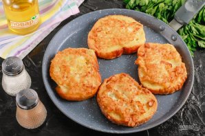 Гренки с луком