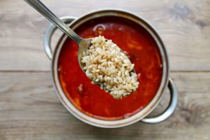 Харчо с копчеными ребрышками