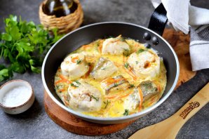 Хек в сливочном соусе Хек в сливочном соусе