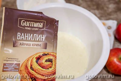 Яблочная шарлотка со сливочным ликером Айриш Крим Яблочная шарлотка со сливочным ликером Айриш Крим