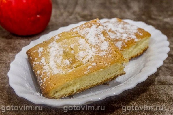 Яблочная шарлотка со сливочным ликером Айриш Крим Яблочная шарлотка со сливочным ликером Айриш Крим