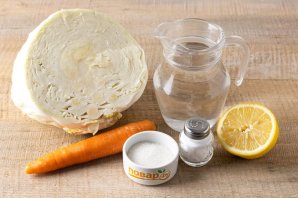 Капуста маринованная лимоном Капуста маринованная лимоном