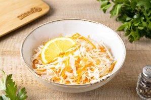 Капуста маринованная лимоном Капуста маринованная лимоном