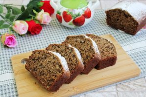 Кекс с грецкими орехами и корицей