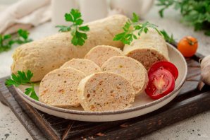 Колбаса куриная домашняя быстрого приготовления