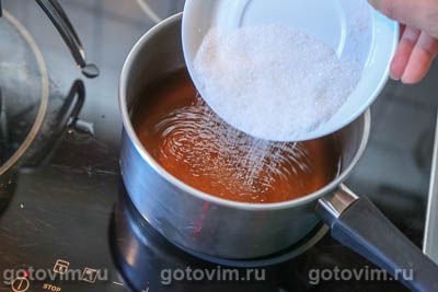 Компот из ежевики с яблоками