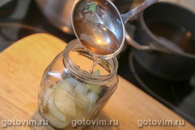 Компот из ежевики с яблоками