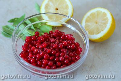 Лимонад из красной смородины с газировкой Лимонад из красной смородины с газировкой