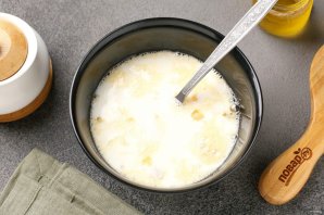 Мягкие гренки с сахаром и мёдом