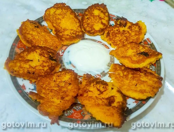 Морковные оладьи Морковные оладьи