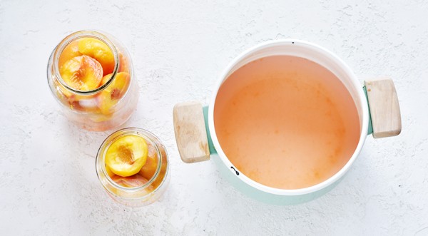 Персики в сиропе на зиму, пошаговый рецепт с фото