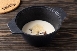 Пряный горячий шоколад