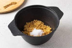 Пшеничная каша на воде Пшеничная каша на воде