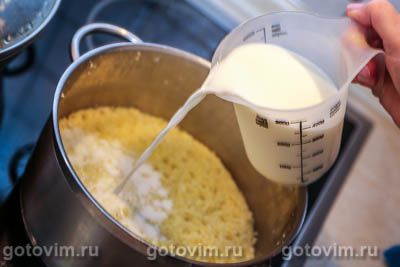 Пшенная каша с бананами