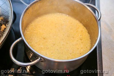 Пшенная каша с бананами