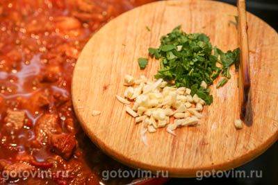 Рагу из свинины с печеными перцами и кисло-сладким соусом Рагу из свинины с печеными перцами и кисло-сладким соусом