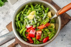 Рагу с фасолью