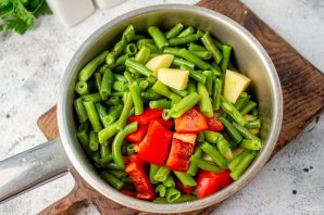 Рагу с фасолью