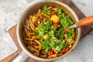 Рагу с фасолью