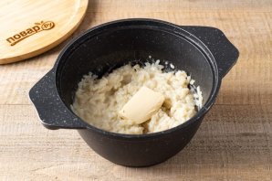 Рисовая каша на овсяном молоке Рисовая каша на овсяном молоке