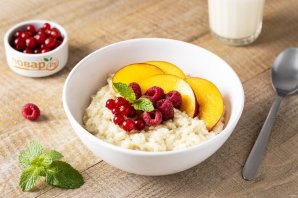 Рисовая каша на овсяном молоке Рисовая каша на овсяном молоке