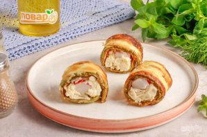 Роллы из кабачков