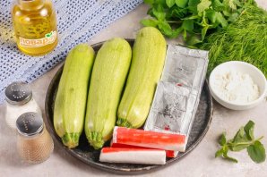 Роллы из кабачков