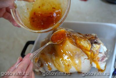 Рулька варено-запеченная с глазурью из облепихи Рулька варено-запеченная с глазурью из облепихи