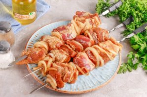 Шашлык из свинины под кисло-сладким соусом