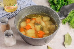 Суп из виноградных улиток