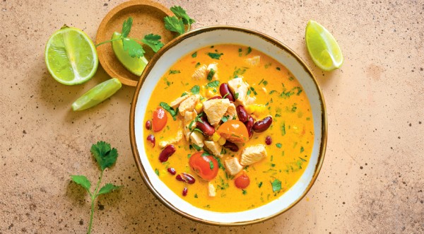 Суп с красной фасолью и куриным филе, пошаговый рецепт с фото