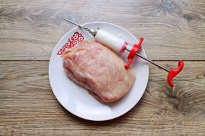 Свинина шприцованная сливками