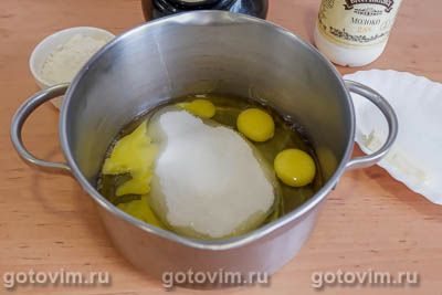 Торт «Наполеон» с заварным кремом Торт «Наполеон» с заварным кремом