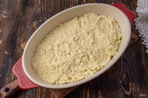 Творожная запеканка с миндальной мукой Творожная запеканка с миндальной мукой