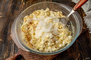 Творожная запеканка с миндальной мукой Творожная запеканка с миндальной мукой