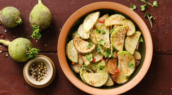 Жареная редька, пошаговый рецепт с фото Жареная редька, пошаговый рецепт с фото