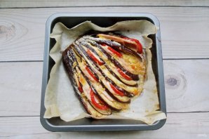 Баклажаны "Павлиний хвост" в духовке