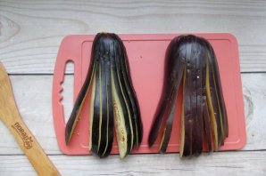 Баклажаны "Павлиний хвост" в духовке