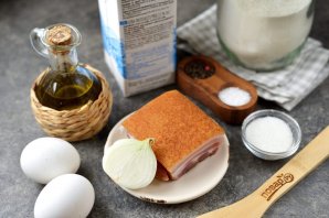 Блинчики с беконом Блинчики с беконом