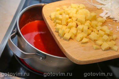 Борщ с тушенкой