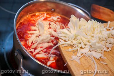 Борщ с тушенкой