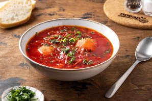 Цыганский постный борщ Цыганский постный борщ