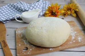 Дрожжевое тесто на сливках