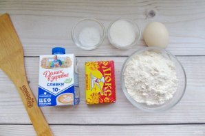 Дрожжевое тесто на сливках