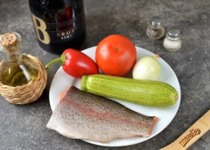 Форель в белом вине Форель в белом вине