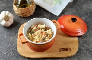 Кокиль из морепродуктов Кокиль из морепродуктов